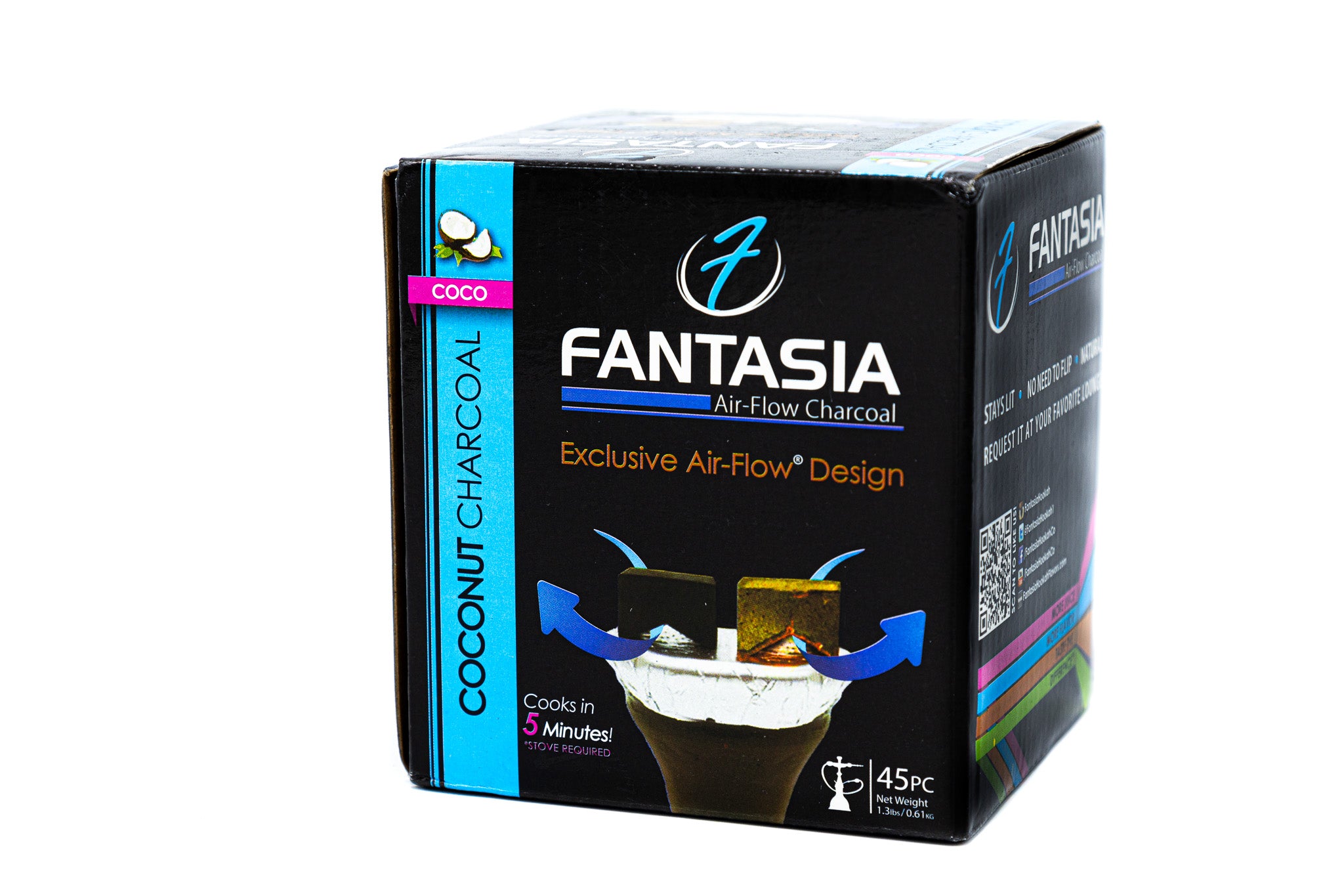 Fantasia Charcoal 45 pieces - Smoxygen