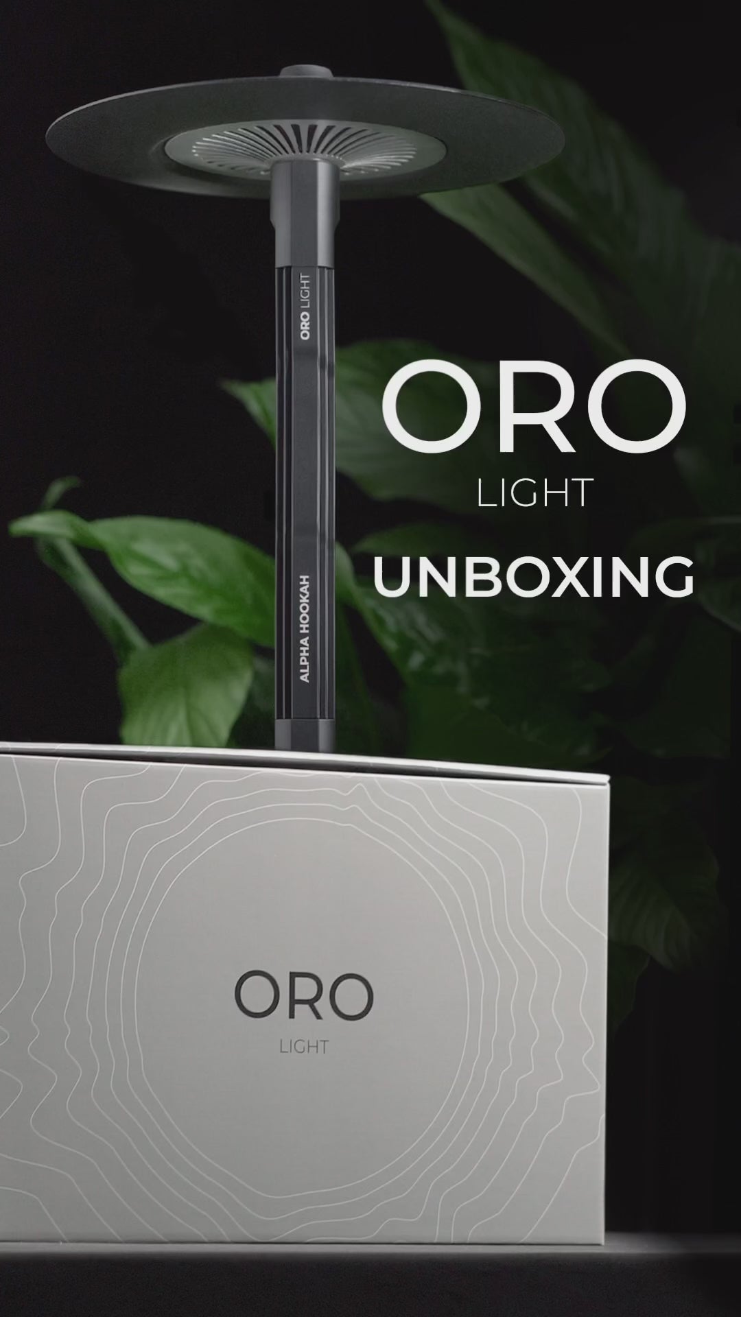 Alpha Hookah ORO Light Black