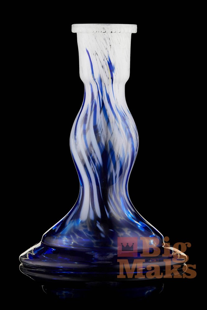Hookah Base Big Maks Elegant White Blue - Smoxygen