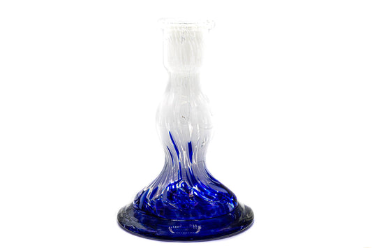 Hookah Base Big Maks Elegant White Blue