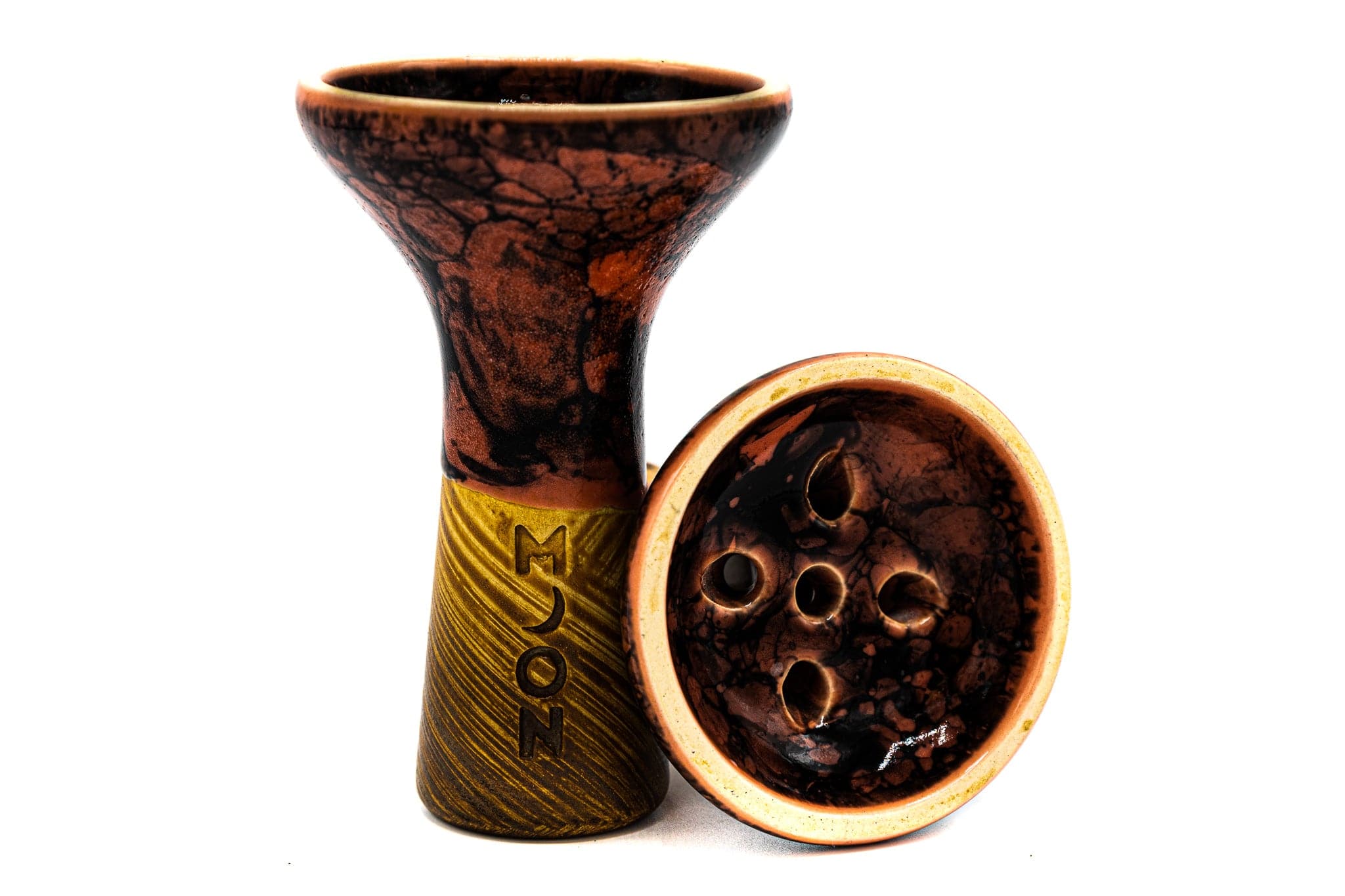 Moon Bowl Killer Marble Pink Black