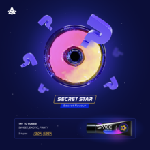 Space Smoke Zero 30G Secret Star