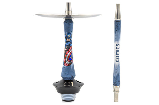 Union Hookah Sleek Comic Captain America