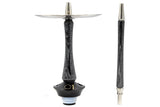 Union Hookah Sleek Black Silver