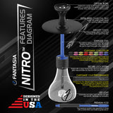 Fantasia Hookah Pipe System KIT NITRO - Smoxygen