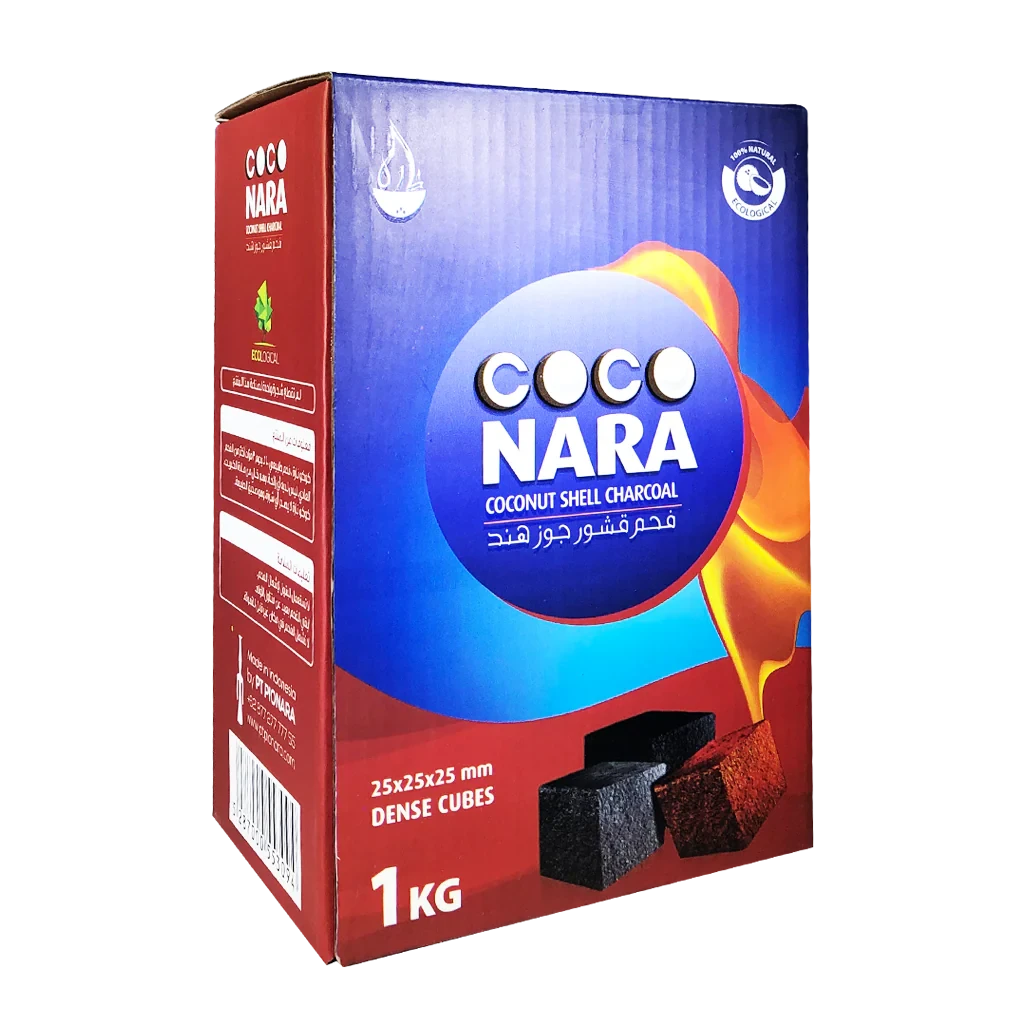 Coco Nara Hookah Charcoal 72 pieces - Smoxygen