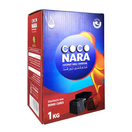 Coco Nara Hookah Charcoal 72 pieces - Smoxygen