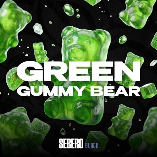 Sebero Black Green Gummy Bear Hookah Tobacco