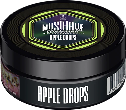 Musthave Apple Drops Hookah Tobacco 125G - Smoxygen
