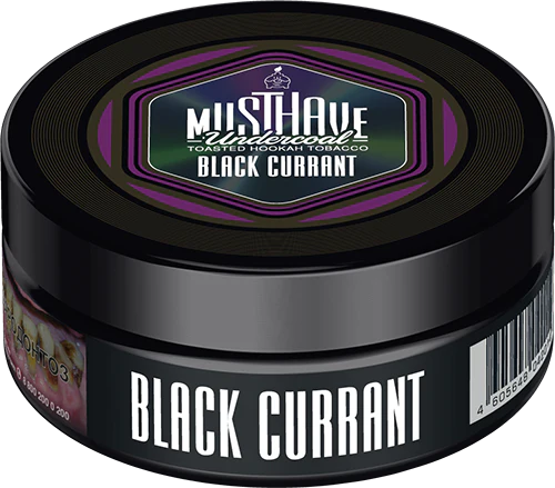 Musthave Black Currant Hookah Tobacco 125G - Smoxygen