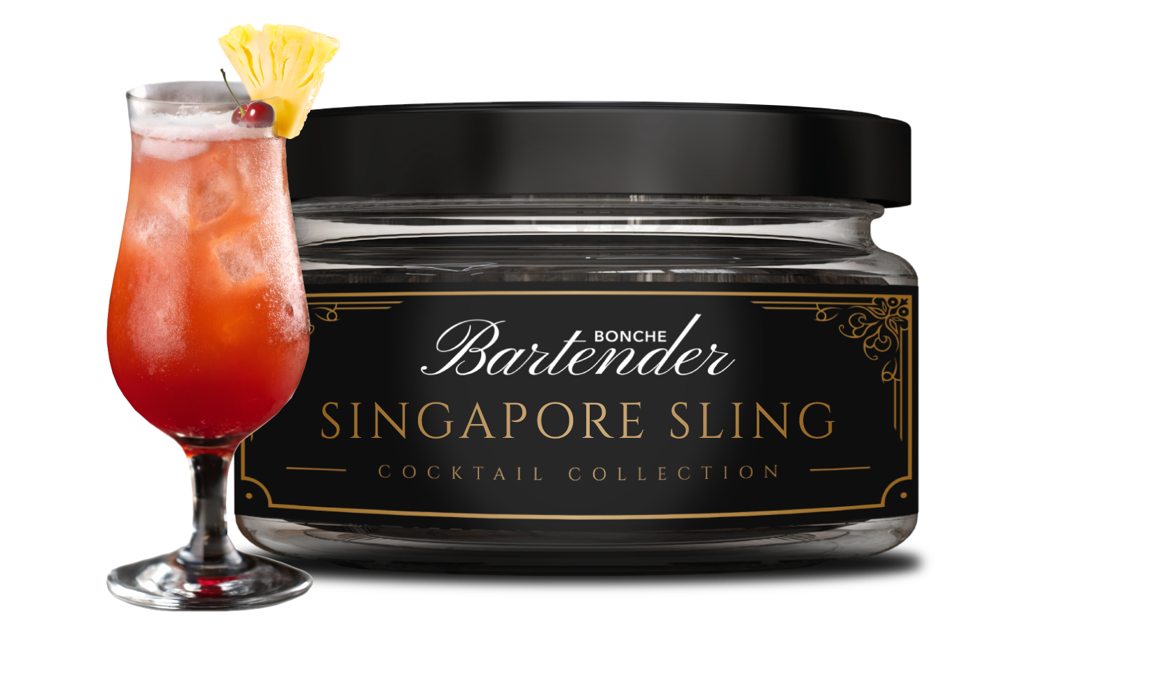 Bonche Bartender Singapore Sling Hookah Tobacco - Smoxygen