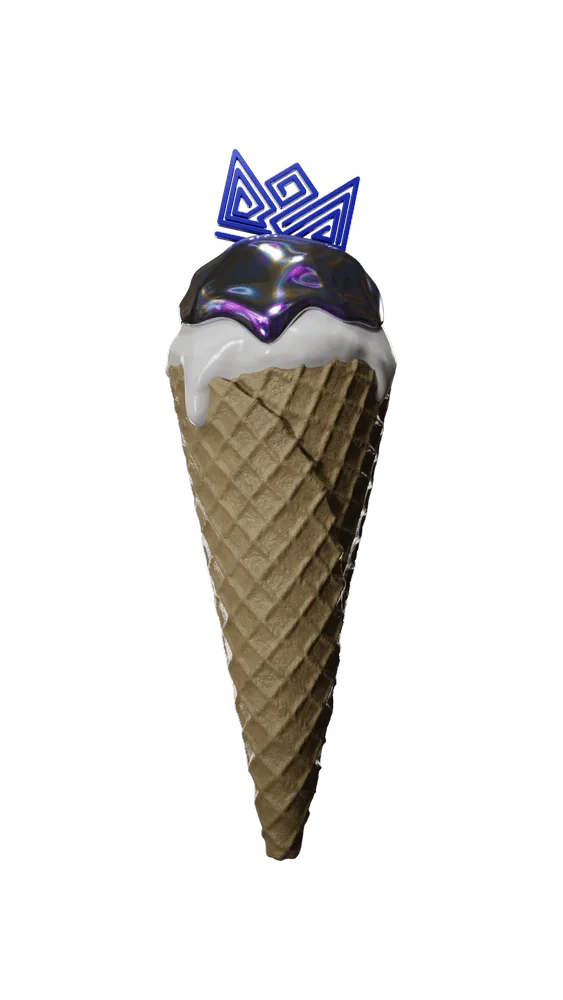 Sapphire Crown Taro Ice Cream