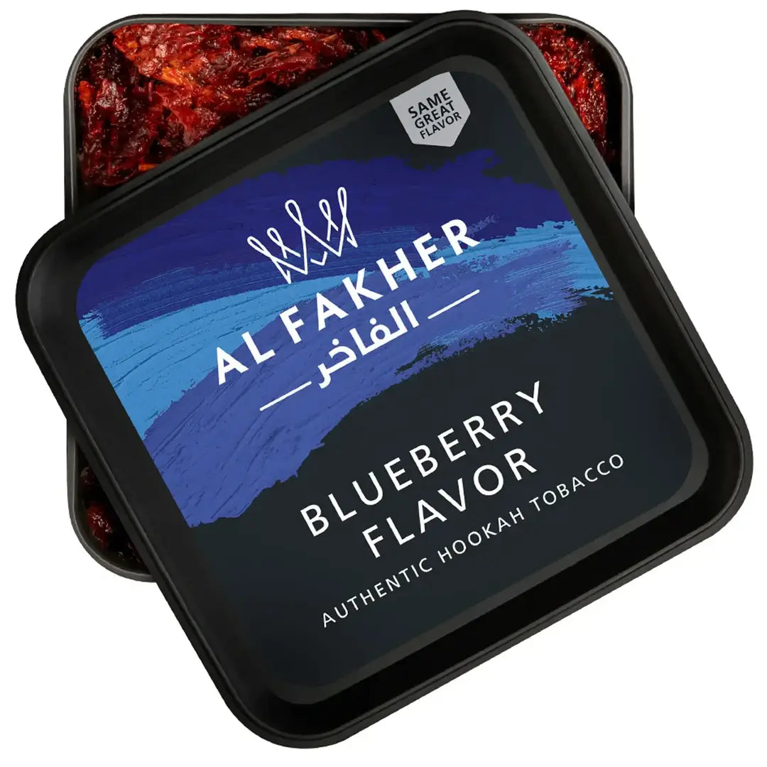Al Fakher Blueberry Hookah Tobacco - Smoxygen