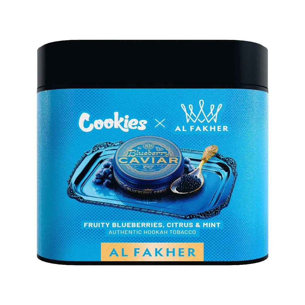 Cookies x Al Fakher Blueberry Caviar Hookah Flavor - Smoxygen