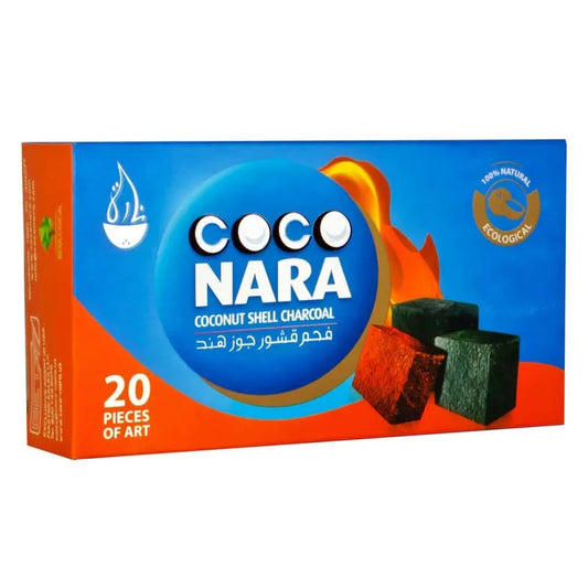 Coco Nara Hookah Charcoal 20 pieces - Smoxygen