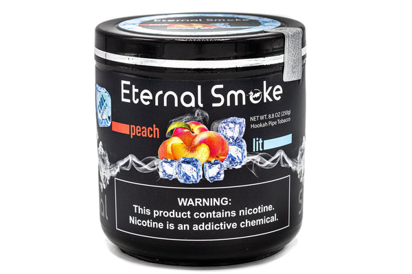 peach smoking a cigarette Eternal Smoke Peach Lit Hookah Tobacco – Smoxygen