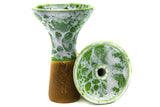 Moon Bowl Phunnel Marble Green White